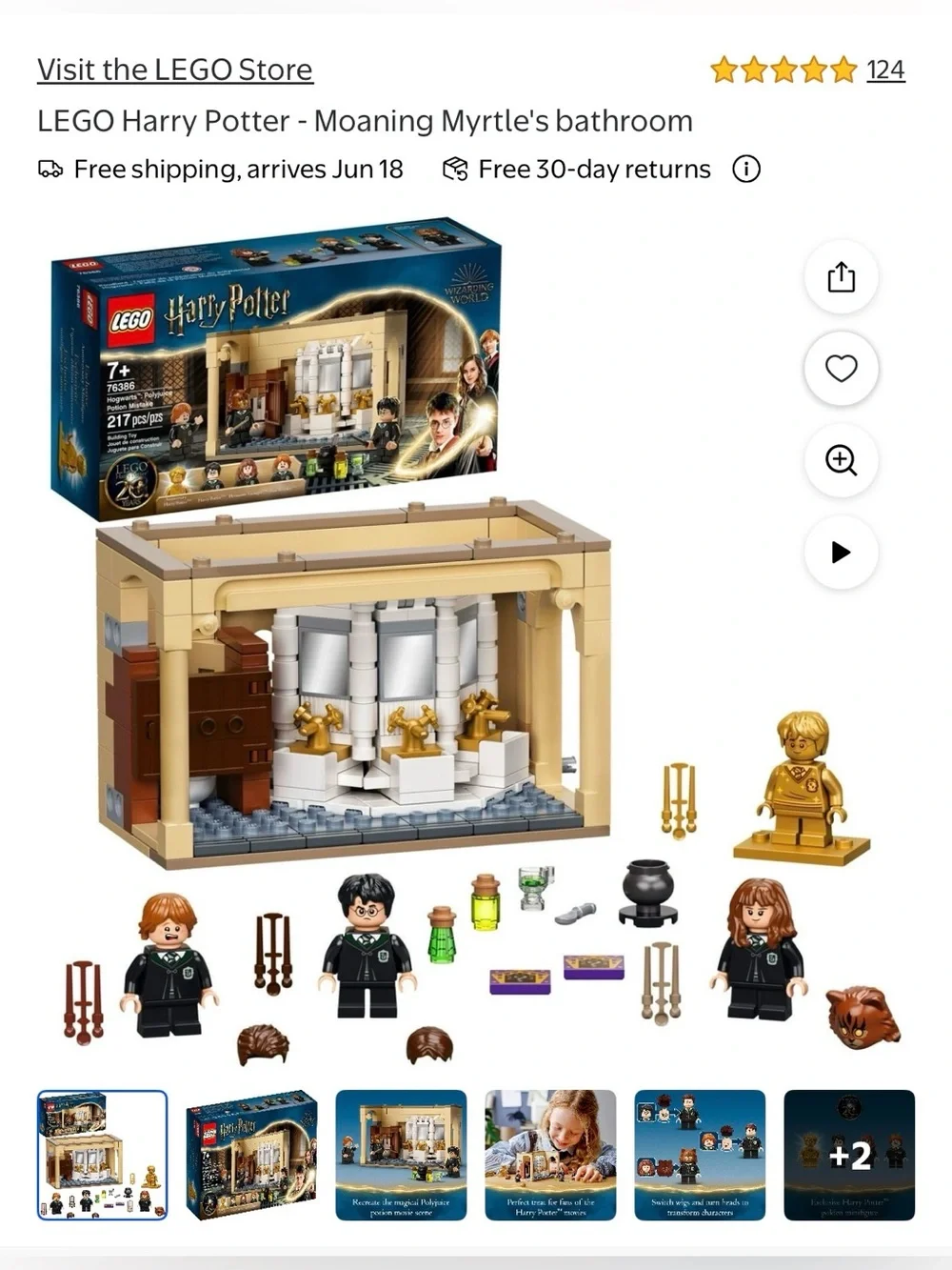 Lego Harry Potter Hogwarts Clock Tower #75948 - Picture 3 of 3